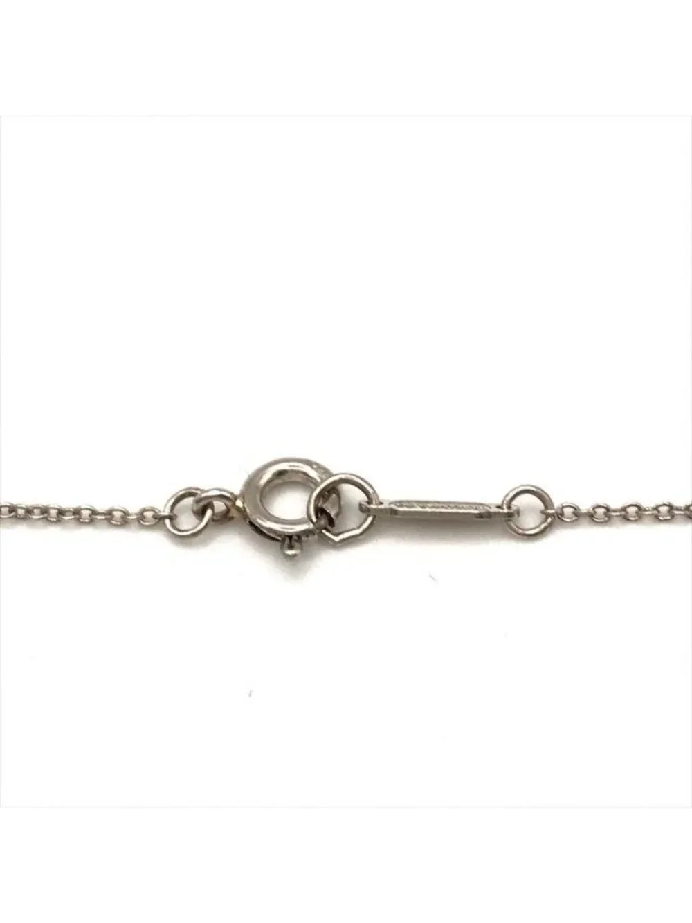 Tiffany & Co Atlas Open Circle Silver Necklace - Picture 5 of 7